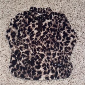 Cozy Sherpa Cheetah print size large